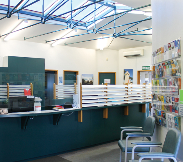 Harper Street Health waiting area